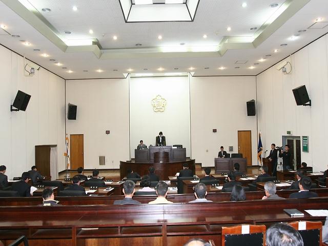 제144회 서구의회(임시회) 제1차 본회의 사진